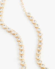 Chico's | Goldtone Tennis Necklace/ Gold
