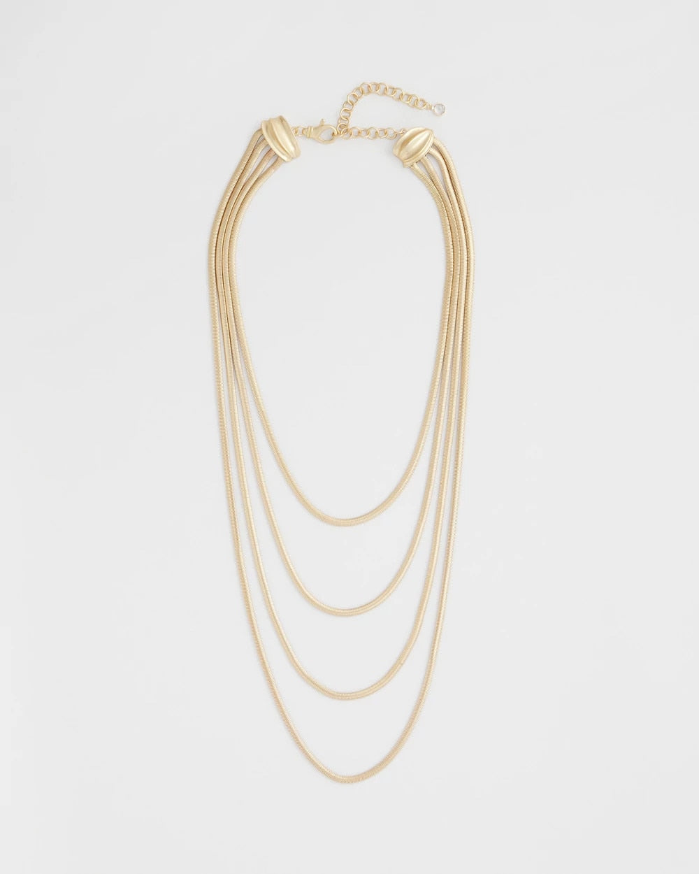 Chico's | Multi-Layer Snake Chain Necklace/ Gold