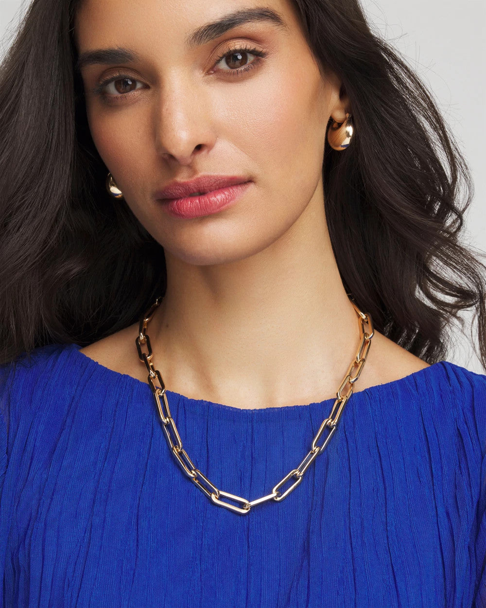 Chico's | Convertible Three-Strand Chain Necklace/ Gold