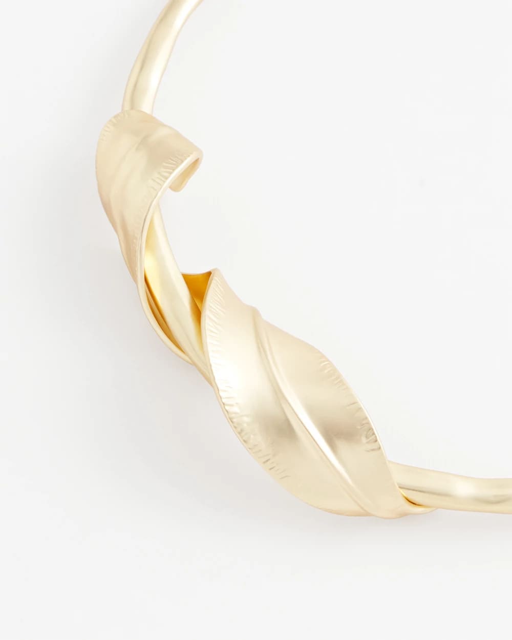 Chico's | Golden Leafy Collar Necklace/ Gold