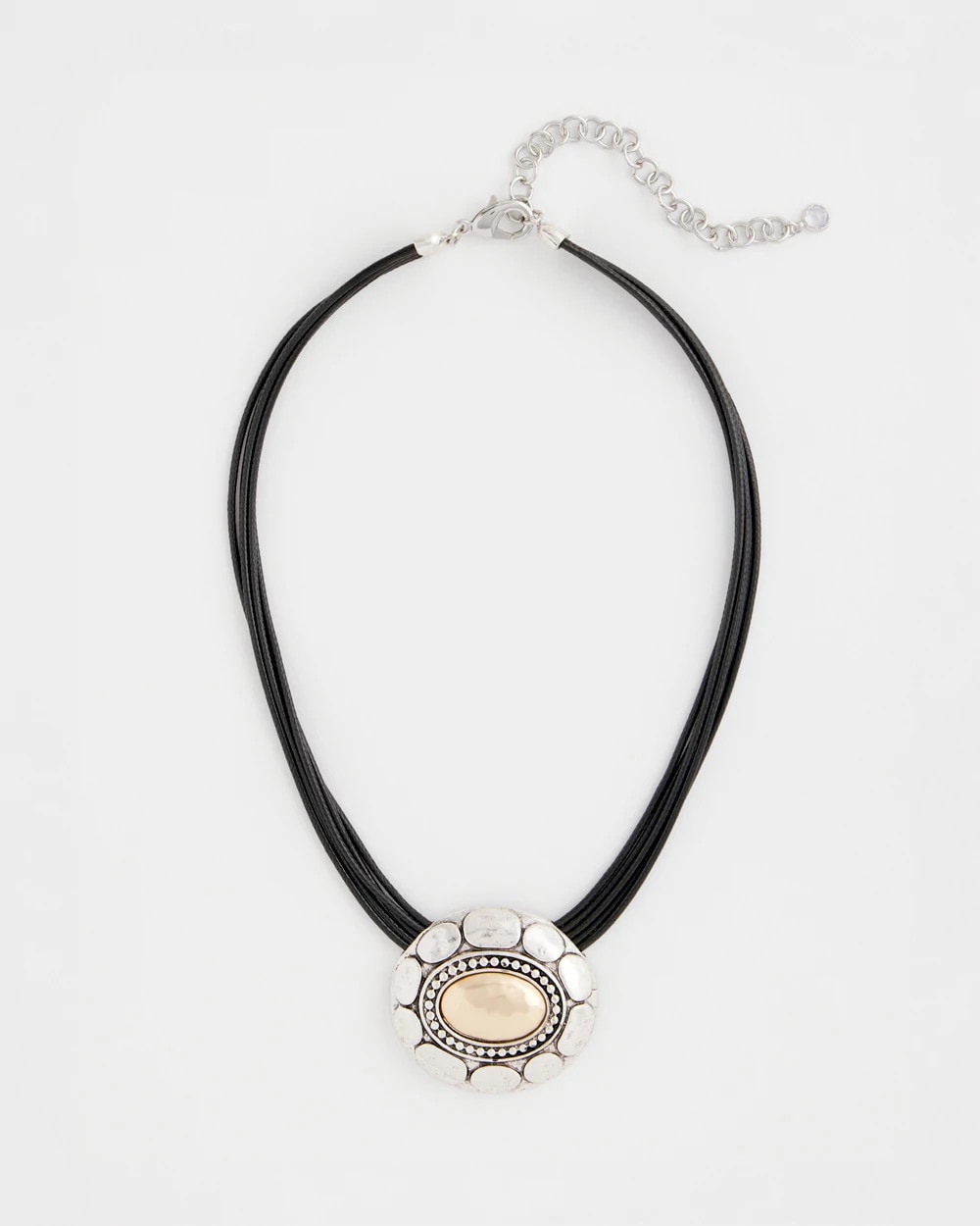 Chico's | Mixed Metal Pendant Necklace/ Mixed Metals