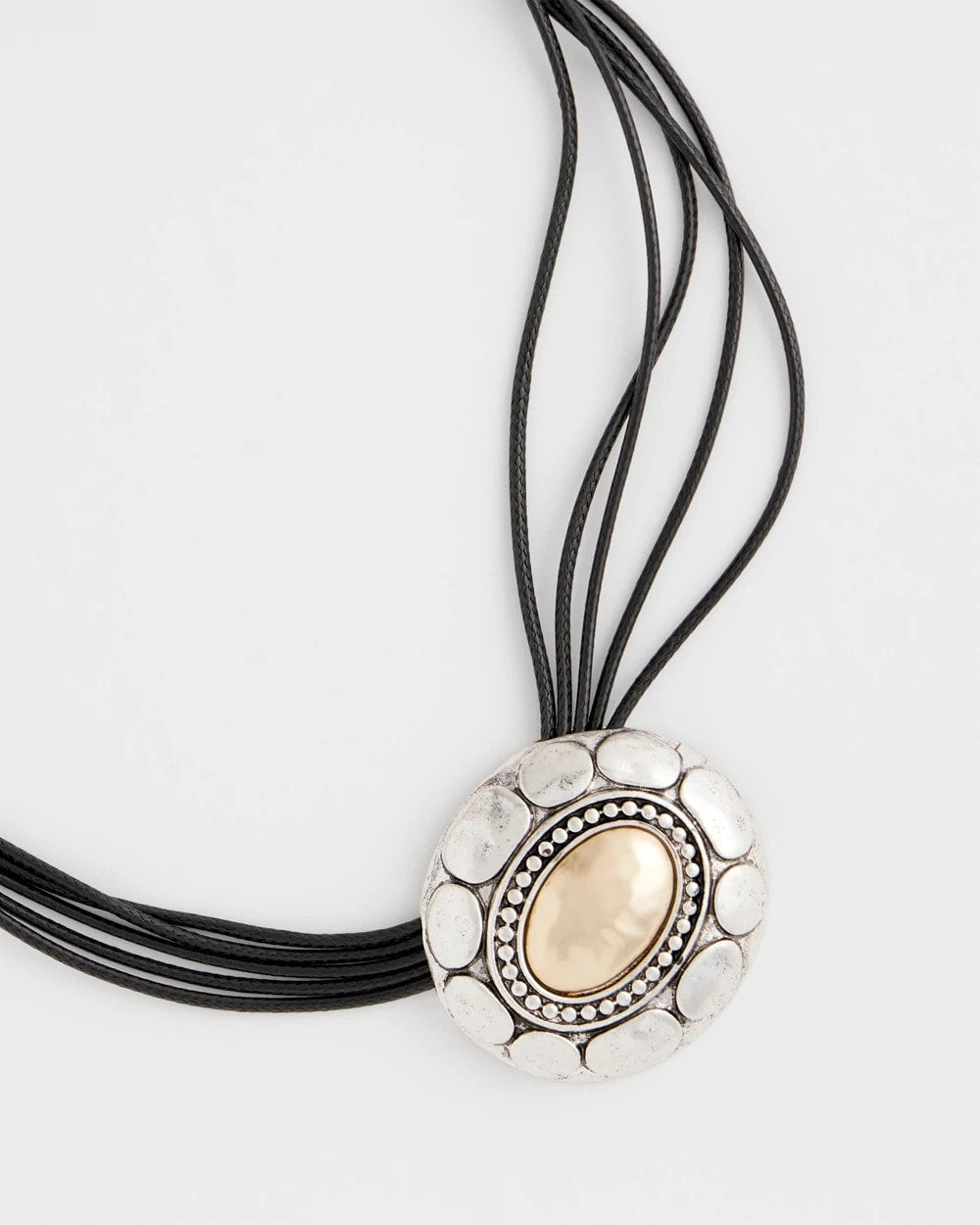 Chico's | Mixed Metal Pendant Necklace/ Mixed Metals