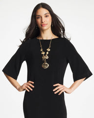 Chico's | Gold Long Single Strand Necklace/ Gold