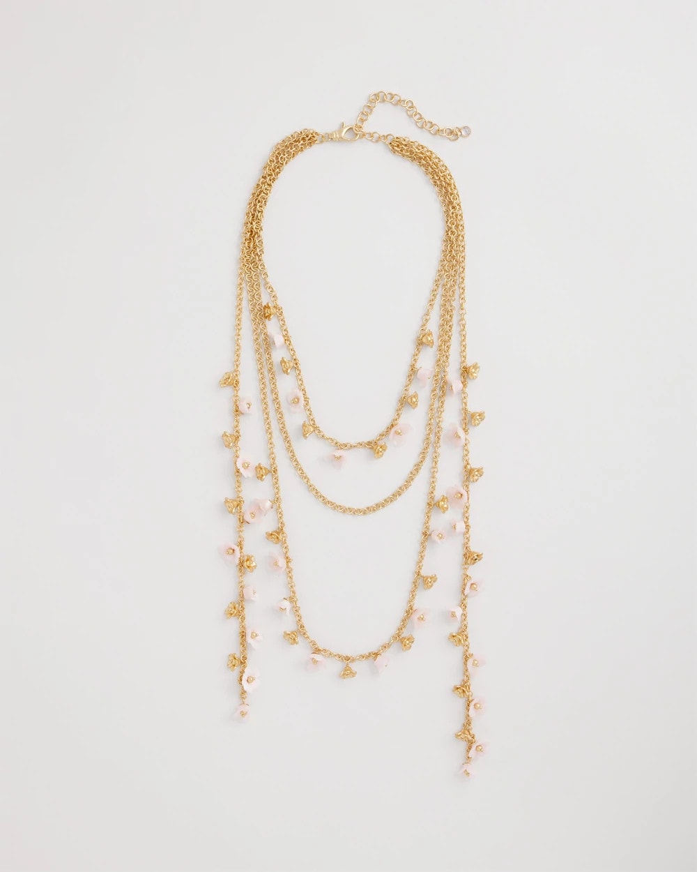Chico's | Pink Multi-Layer Necklace/ Pink