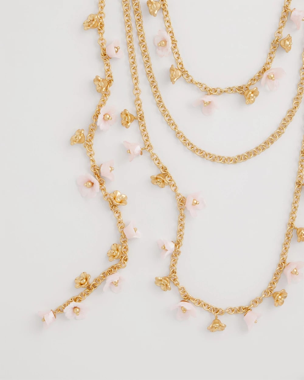 Chico's | Pink Multi-Layer Necklace/ Pink