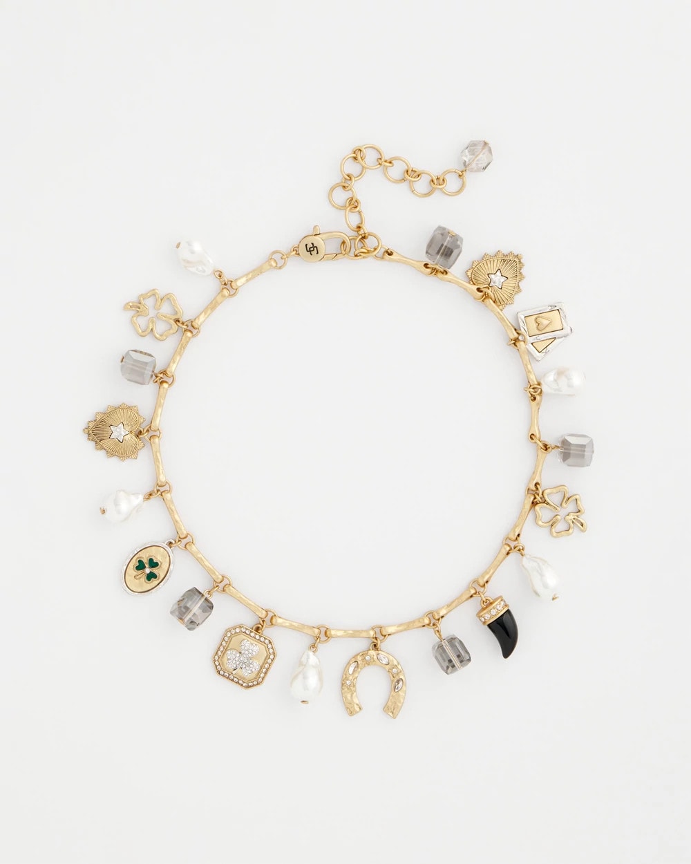 Chico's | Lucky Charm Short Necklace/ Gold