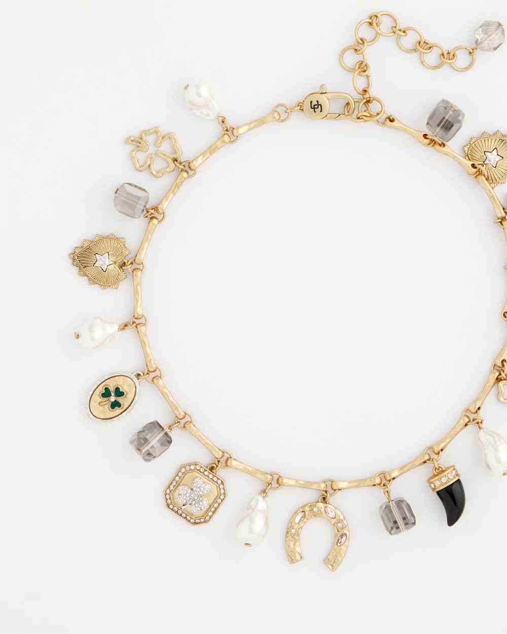 Chico's | Lucky Charm Short Necklace/ Gold