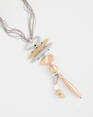 Chico's | Mixed Metal Linear Necklace/ Mixed Metals