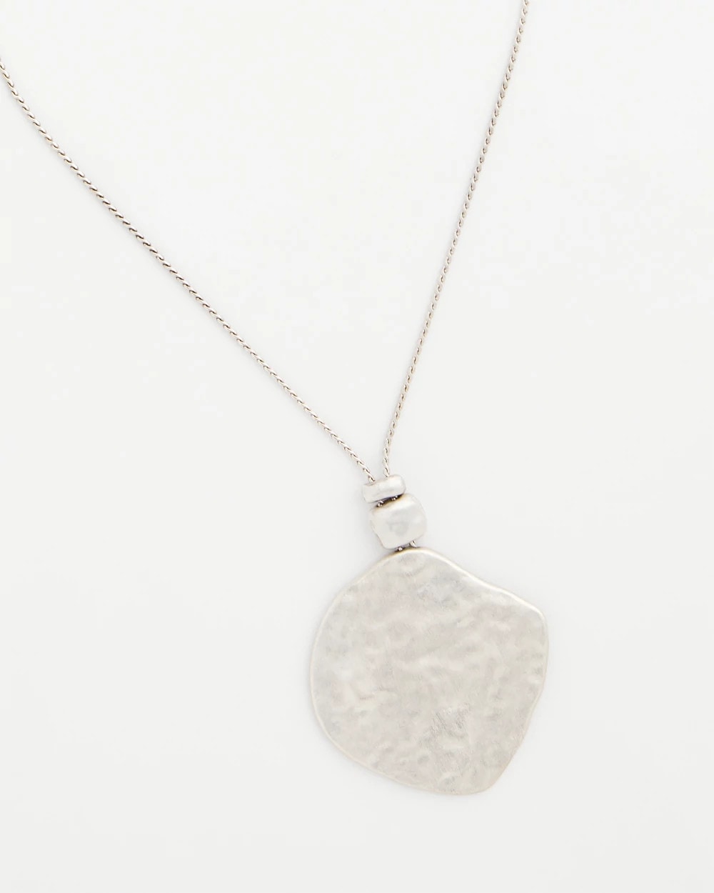 Chico's | Short Silver Pendant/ Silver