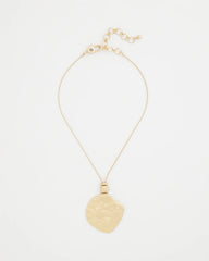 Chico's | Short Gold Pendant/ Gold