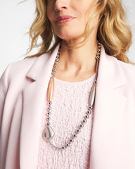 Chico's | Copper and Silver Double Strand Necklace/ Mixed Metals