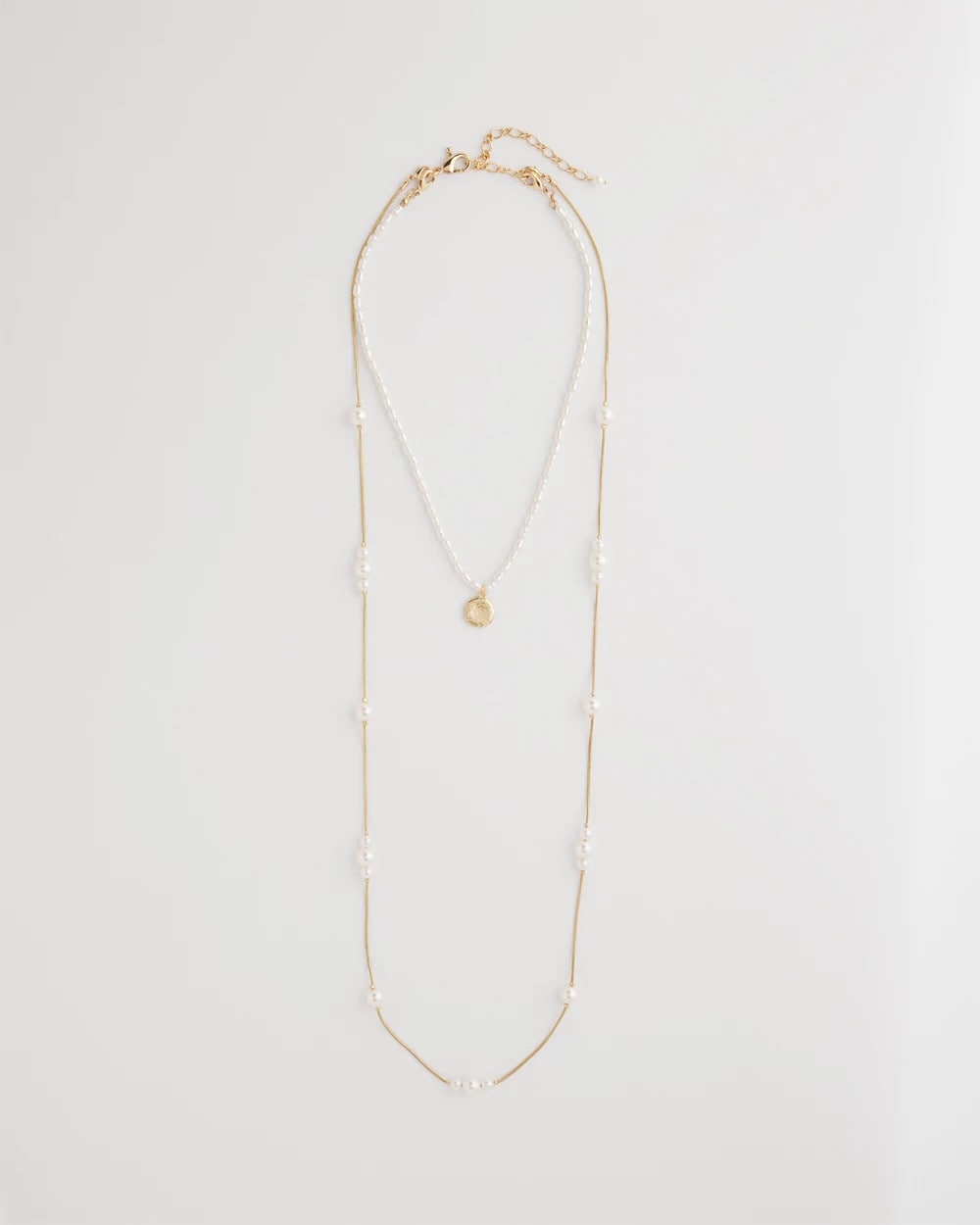 Chico's | Convertible Faux Pearl Necklace/ Pearl