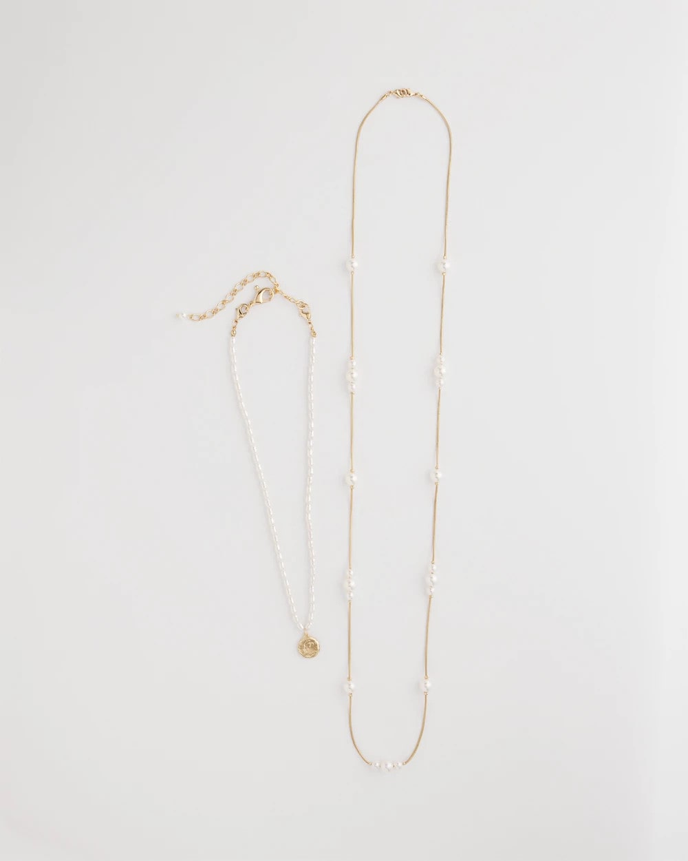 Chico's | Convertible Faux Pearl Necklace/ Pearl