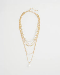 Chico's | Convertible Pearl Multistrand Necklace/ Pearl