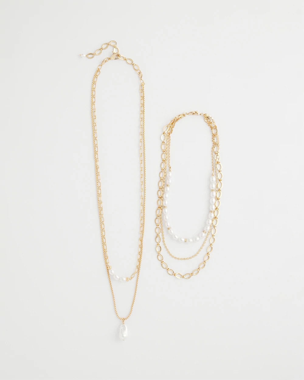 Chico's | Convertible Pearl Multistrand Necklace/ Pearl