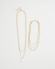 Chico's | Convertible Pearl Multistrand Necklace/ Pearl