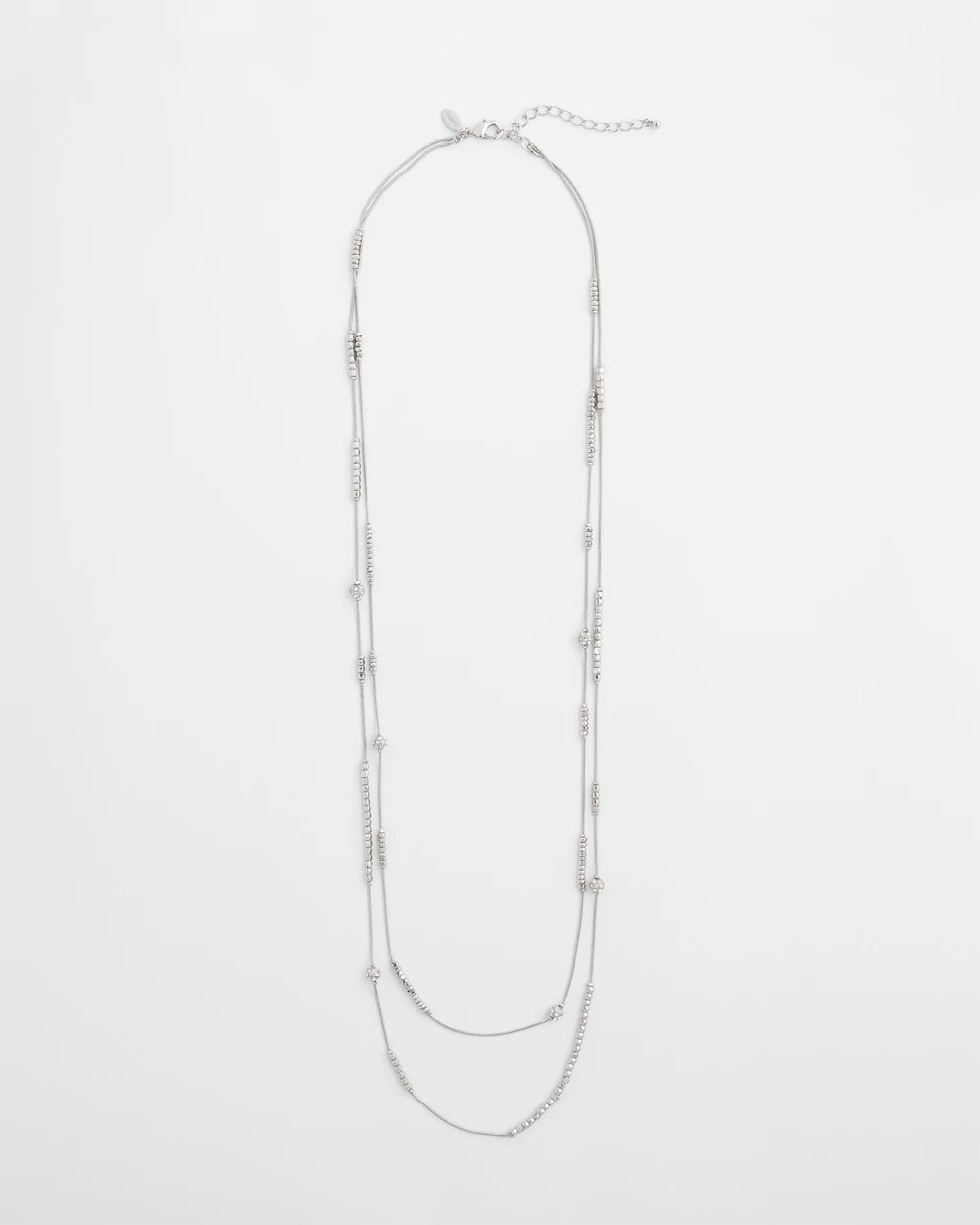 Chico's | Hexie Multi-Strand Necklace/ Silver