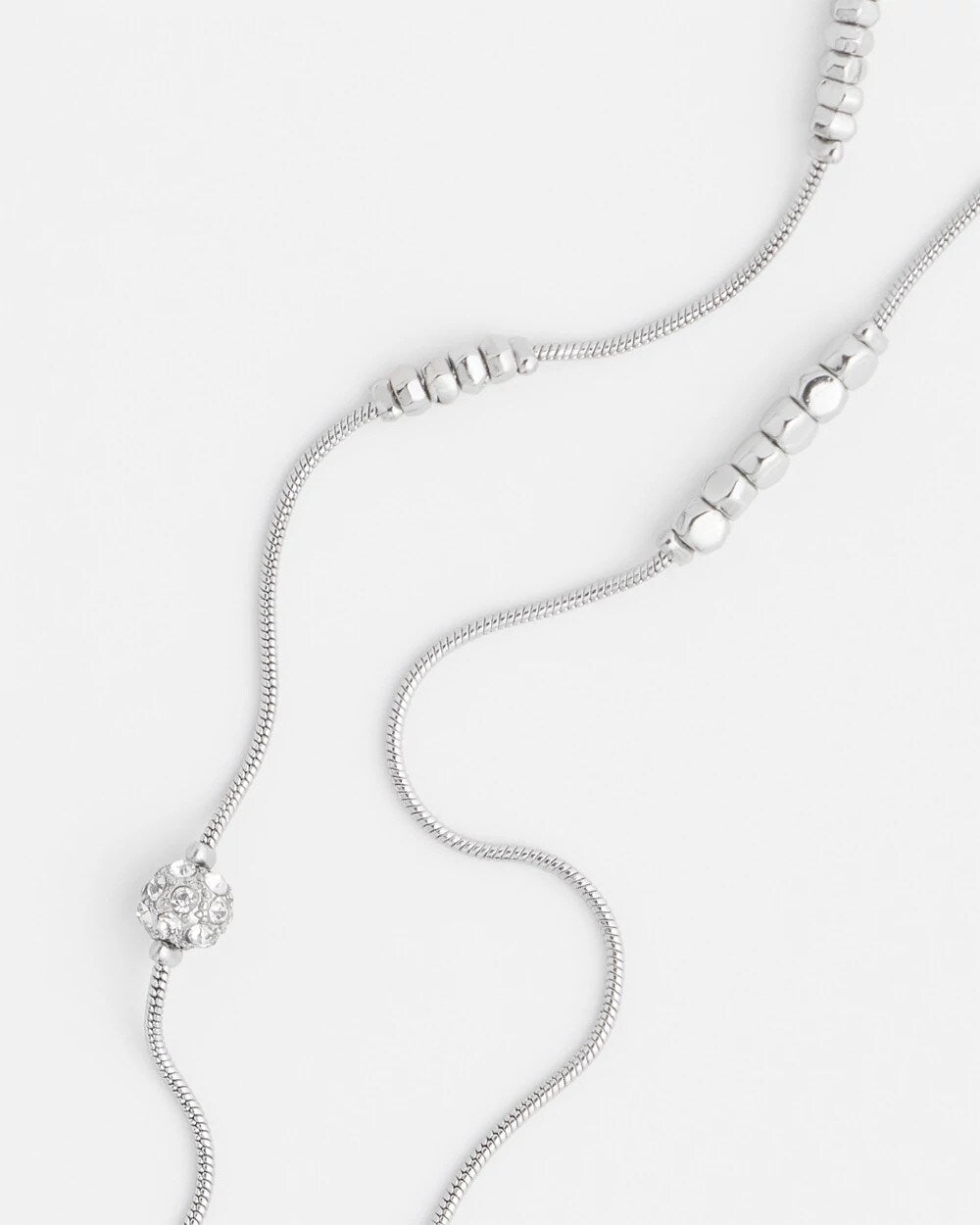 Chico's | Hexie Multi-Strand Necklace/ Silver