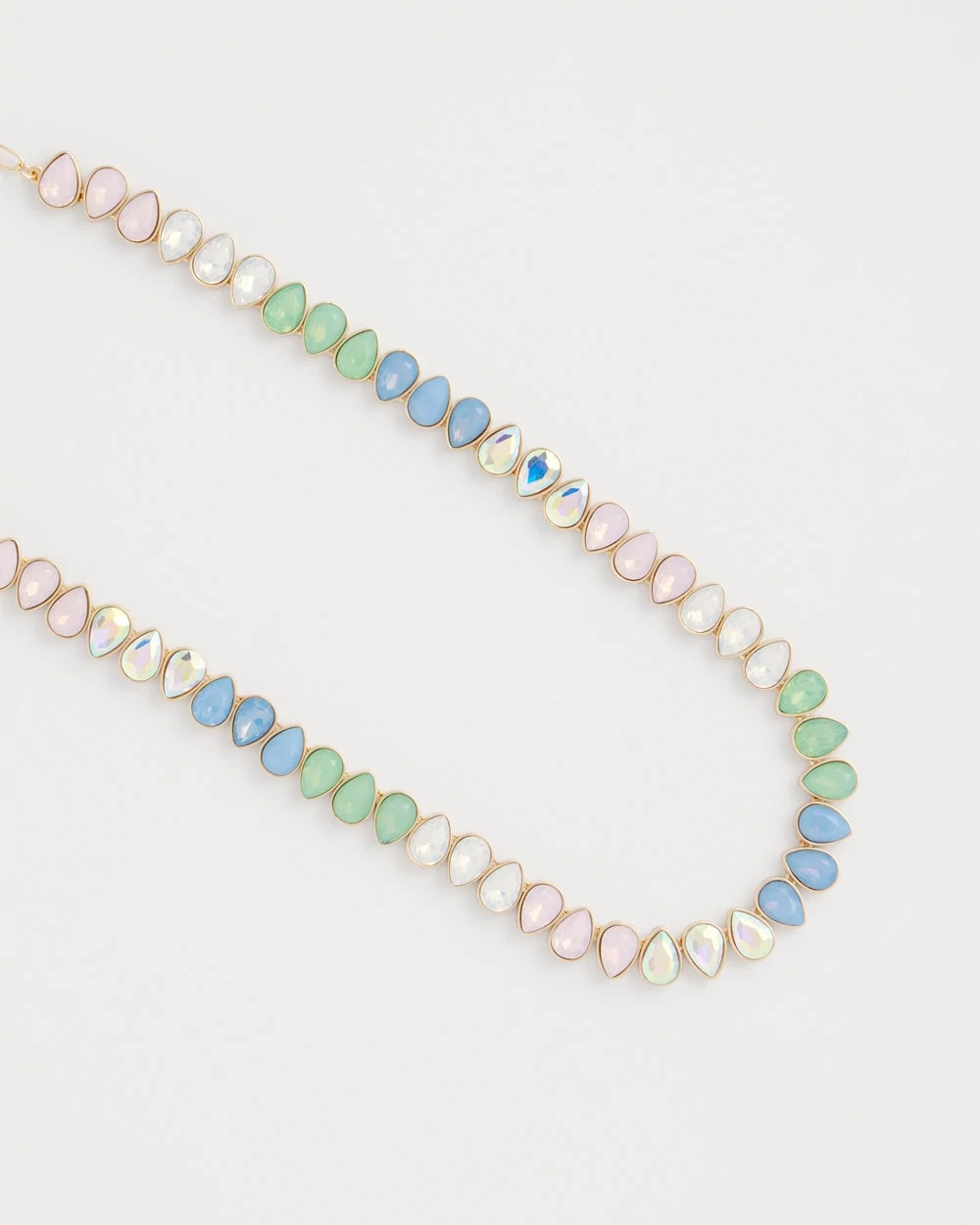 Chico's | Teardrop Tennis Necklace/ Multi