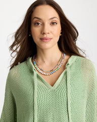 Chico's | Teardrop Tennis Necklace/ Multi