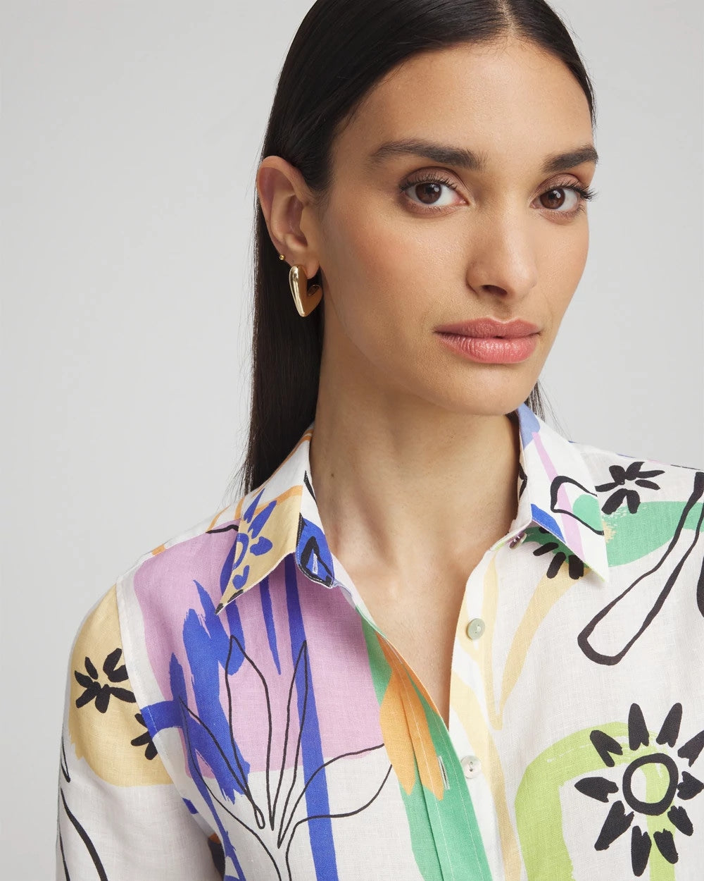 Chico's | No Droop® Gold Tone Mini Hoops/ Gold
