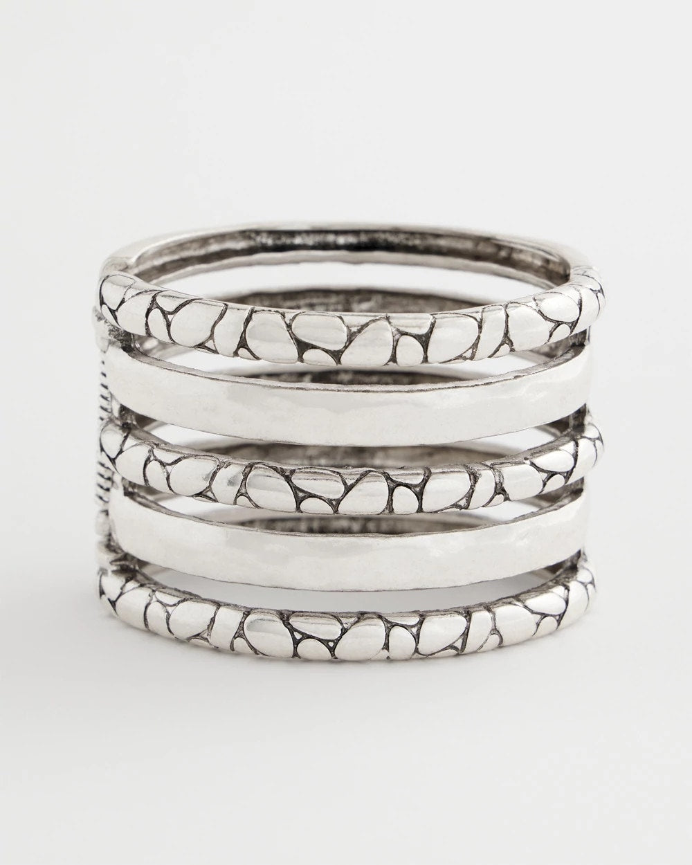 Chico's | Silver Island Metals Cuff Bracelet/ Silver