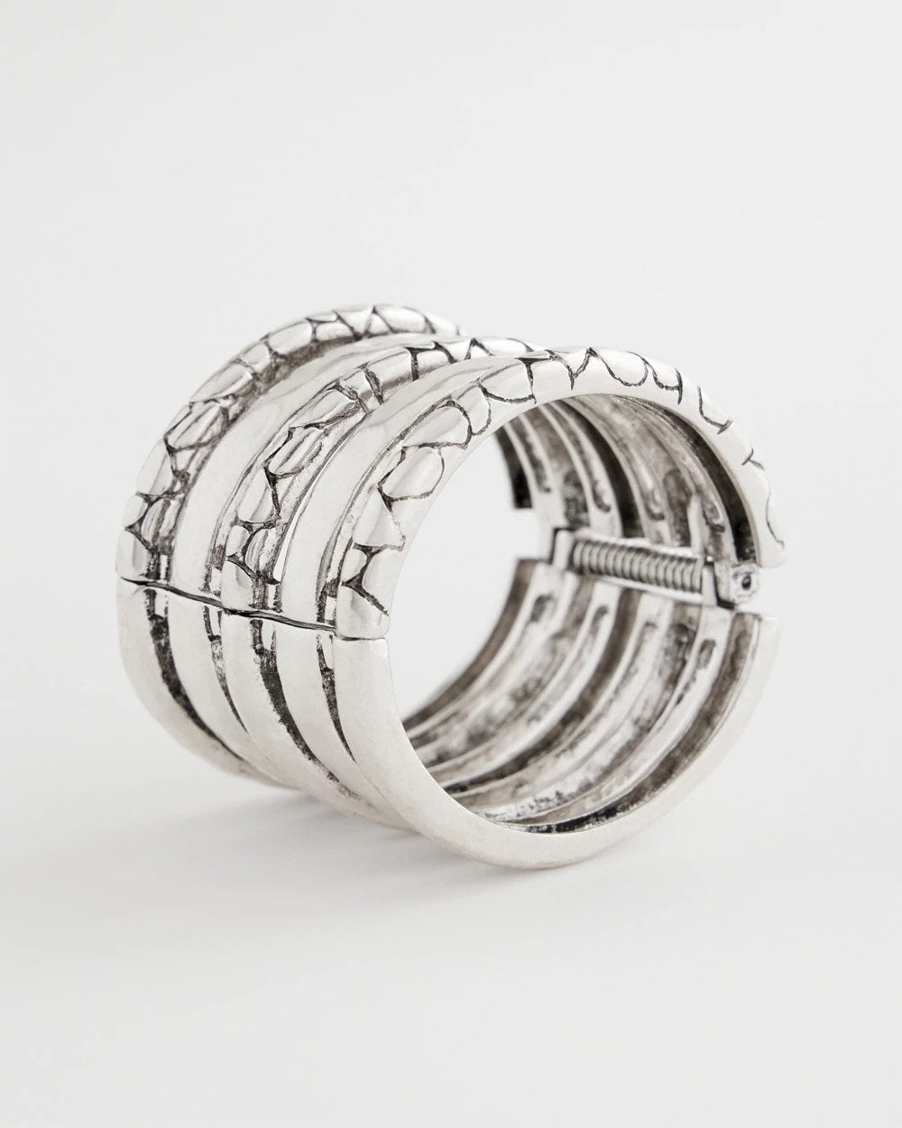 Chico's | Silver Island Metals Cuff Bracelet/ Silver